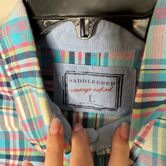 Men’s Saddlebred Vintage button down shirt - Picture 4 of 5